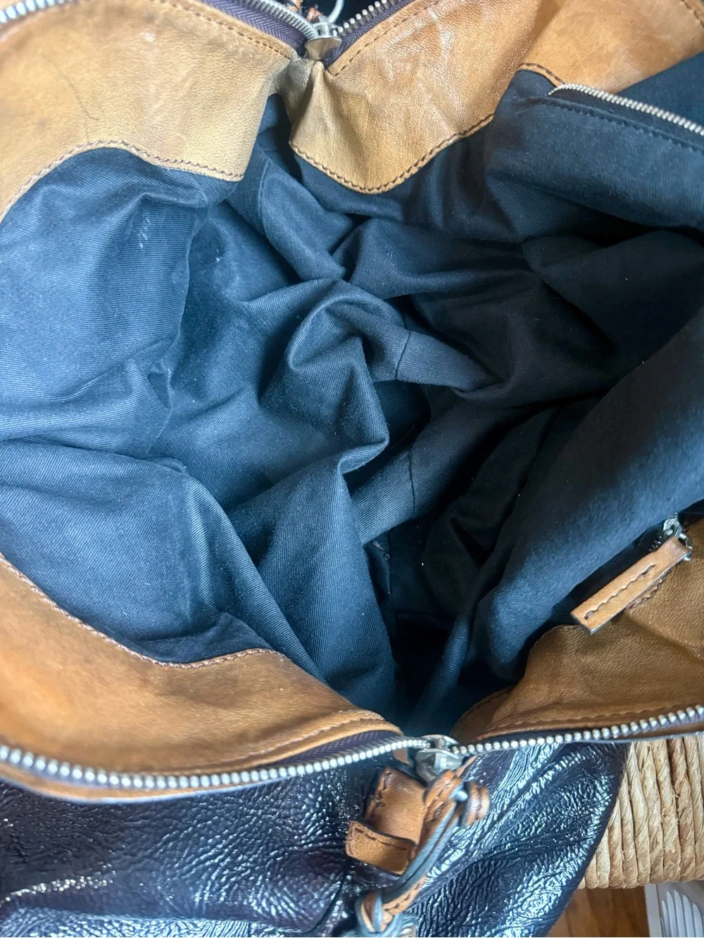 Chloe Brown and Tan Leather Hobo Bag - Picture 5 of 12